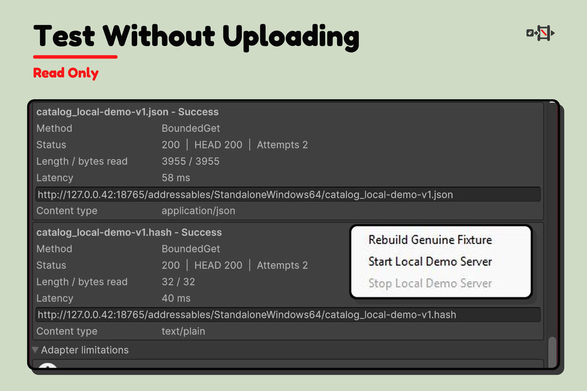 Addressables Release Gate