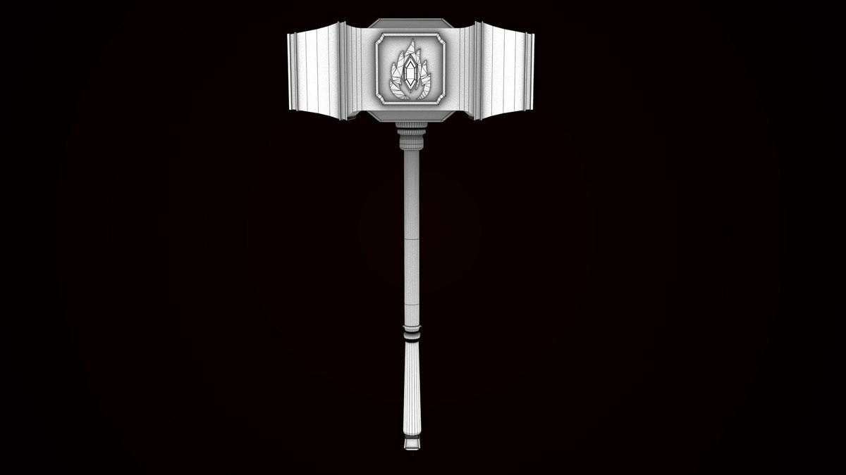 5 Battle Hammers Collection URP HDRP Textures