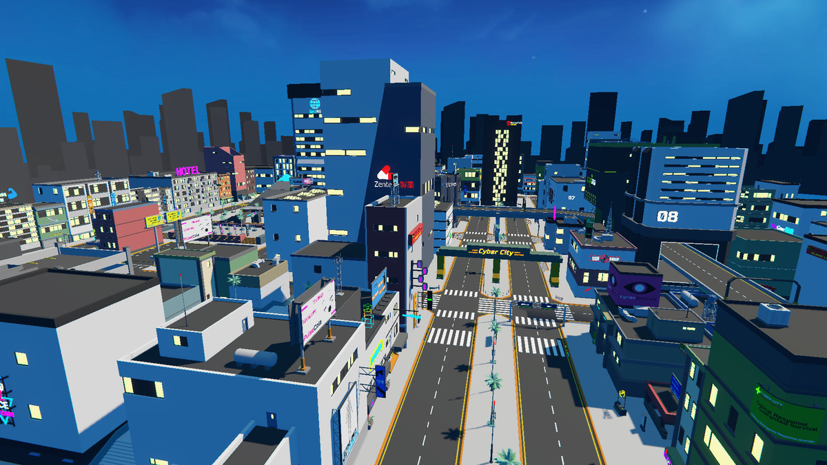 LowPoly Cyberpunk City