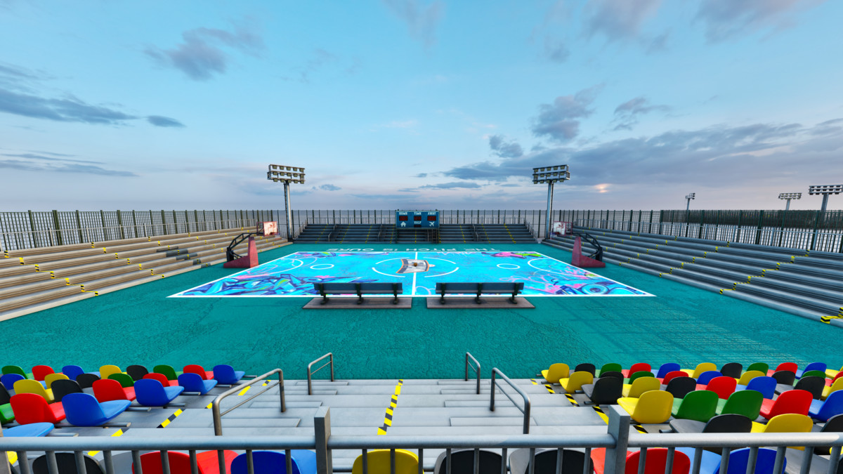 Modular Tennis Soccer Basketball Sport Court