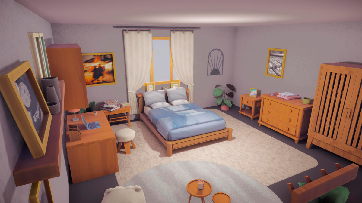 LowPoly Bedroom Stylized - PBR Interior Kit (URP/Built-In/HDRP)