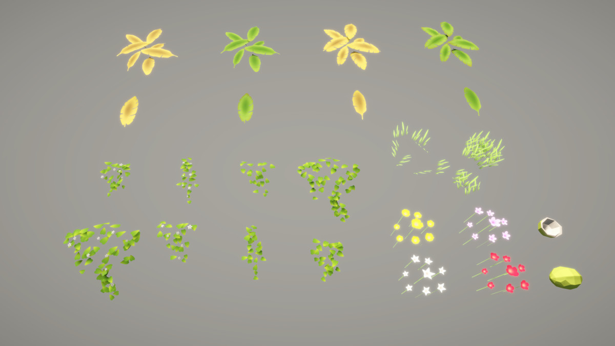 STYLIZED Fantasy Nature Pack: Tropical Island - Low Poly 3D Art