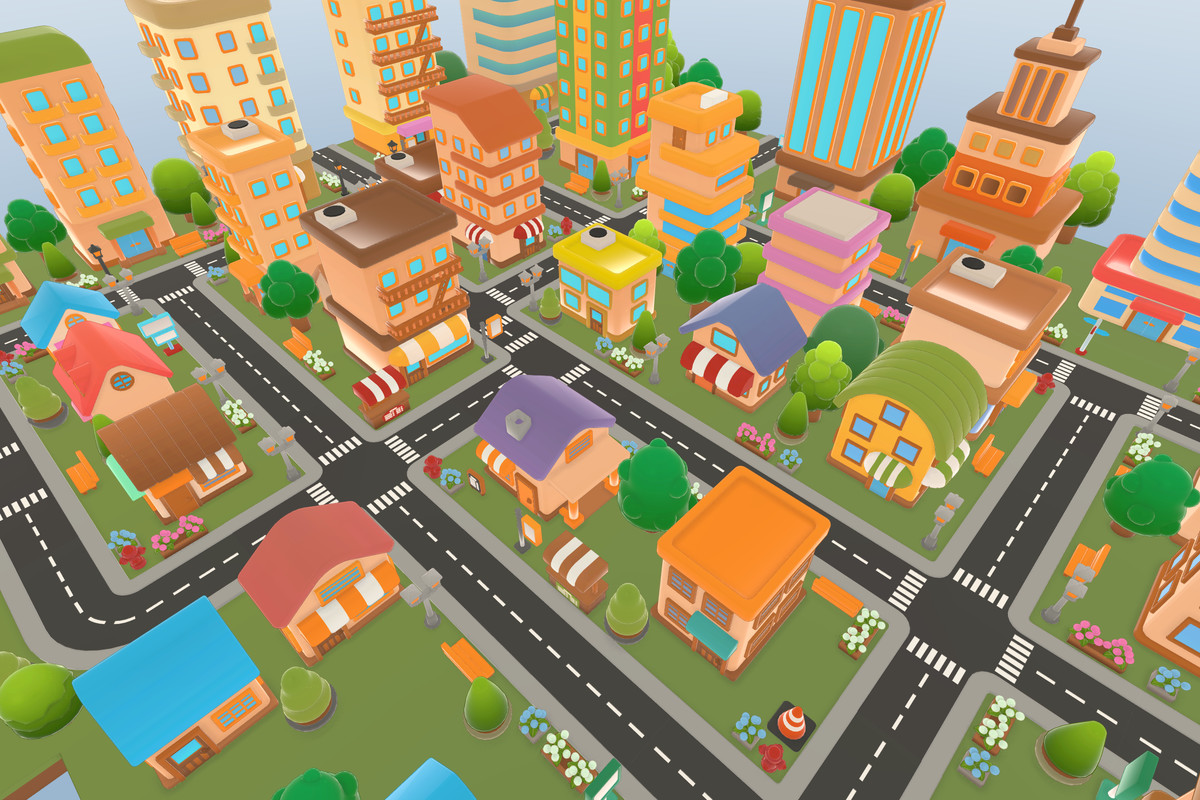 Cozy City - Chibi Stylized City Buildings 02