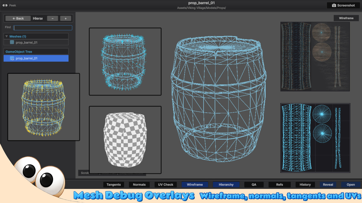 Peek: Quick Asset Preview - Prefab, FBX & More