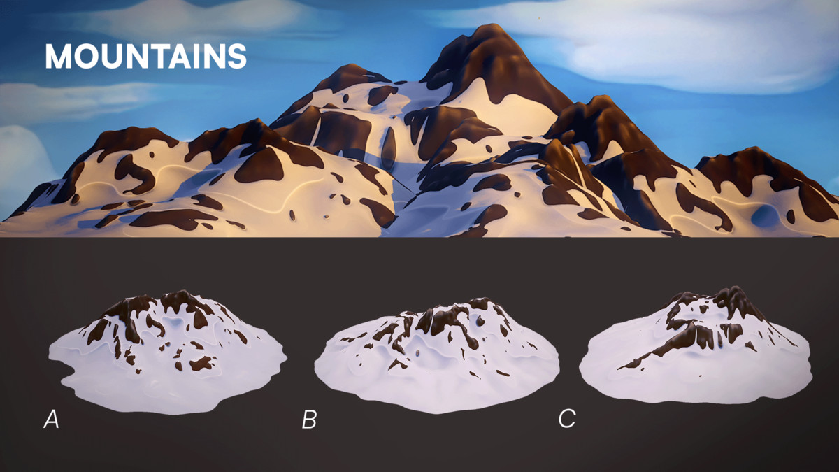 Arctic Landscape Cartoon