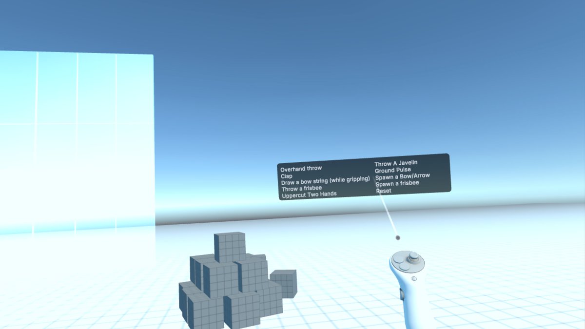 VR Gesture Detection