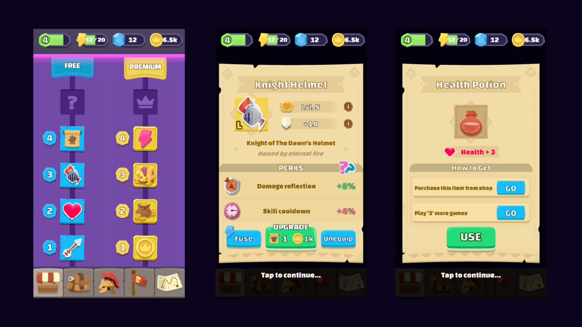 Cartoon Fantasy GUI - Animated & Stylized HUD