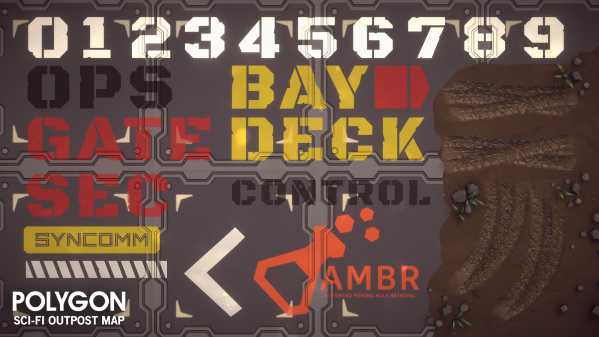 POLYGON - Sci-Fi Outpost Map - Art by Synty