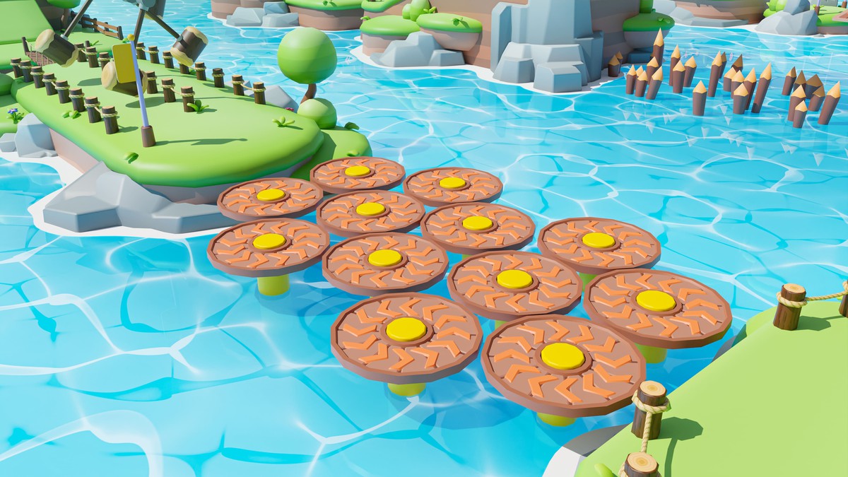 Platformer Deathrun - Low Poly 3D Models Pack
