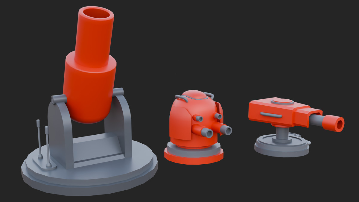 Military - Stylized Low Poly Asset Pack by Ake