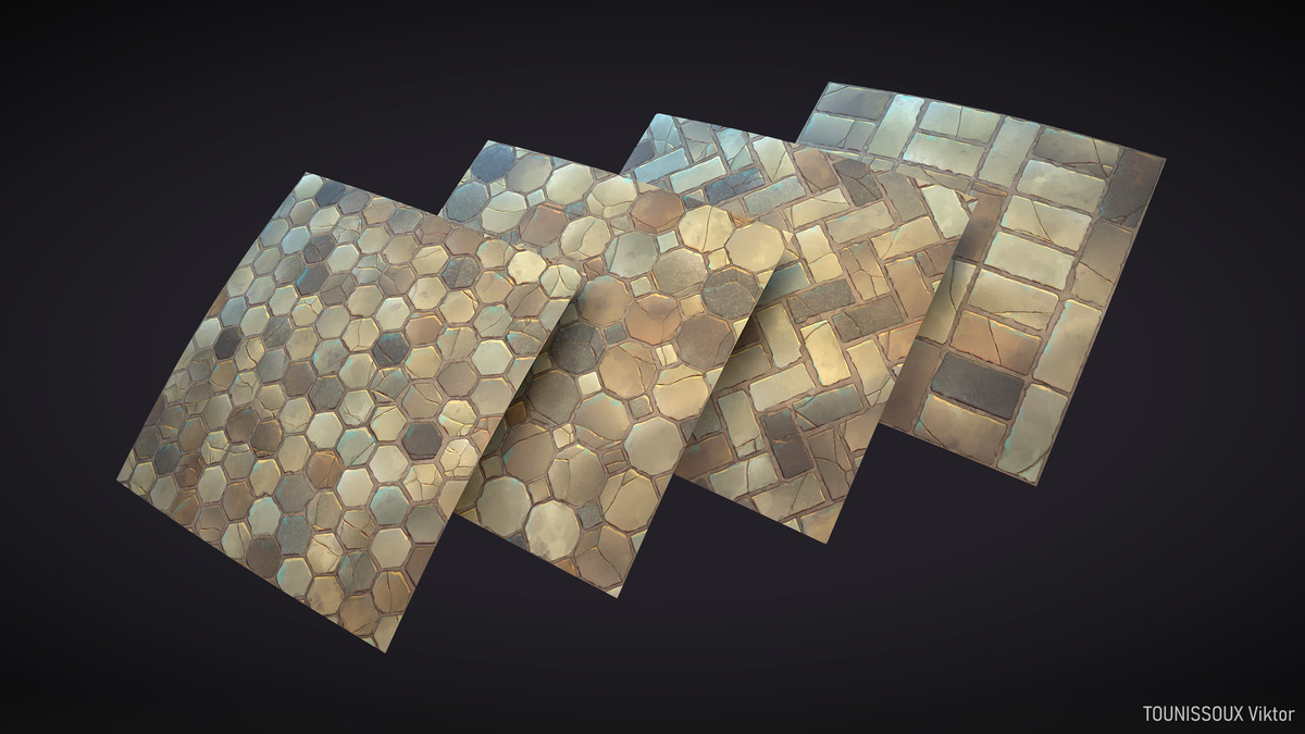 56 Stylized GypsumFloor Texture Pack