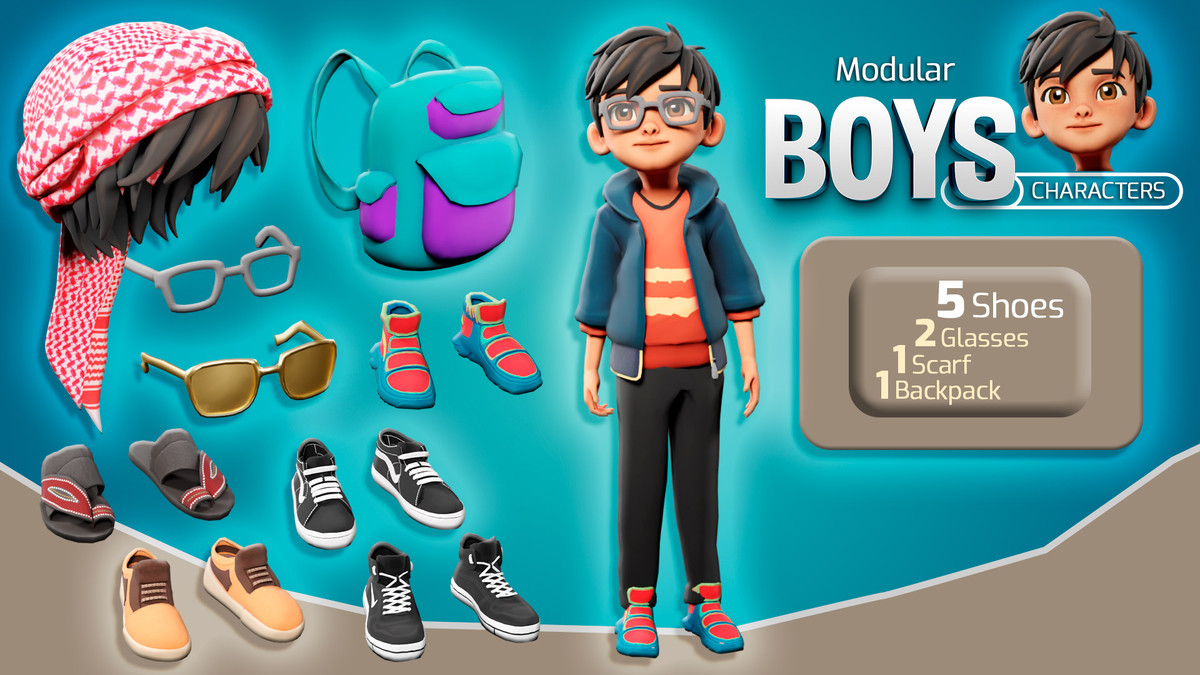 Modular Boys Characters