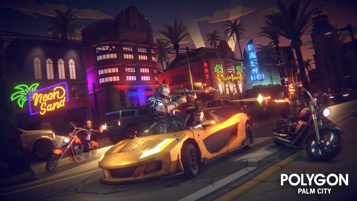 POLYGON - Palm City - Art by Synty