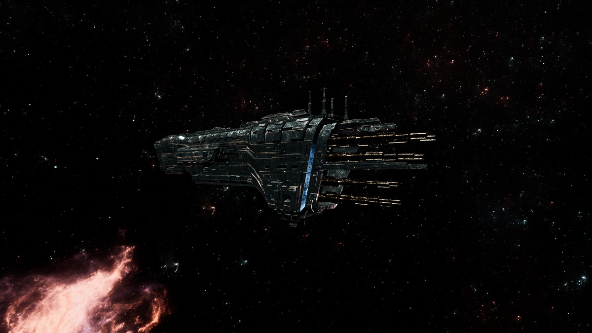 Sci-Fi Heavy Industrial Starship