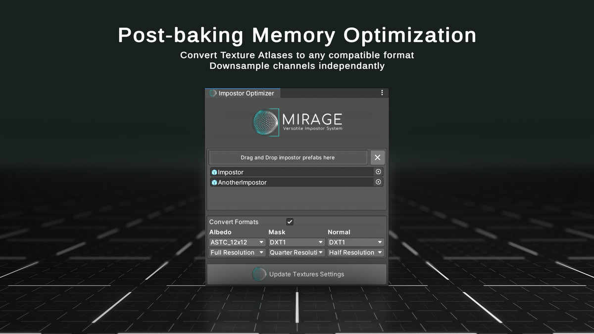 Mirage Pro - Runtime Impostors Baking System