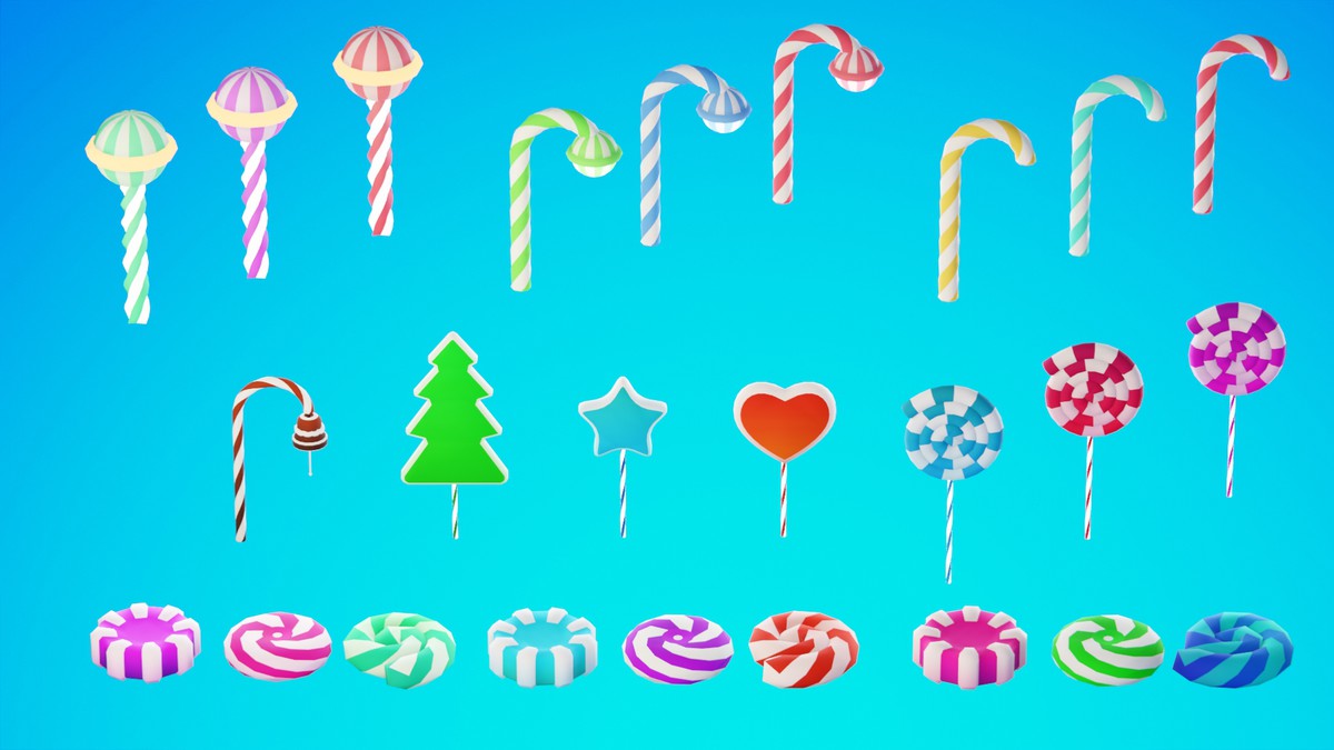 Low Poly Gingerbread Village by IGS