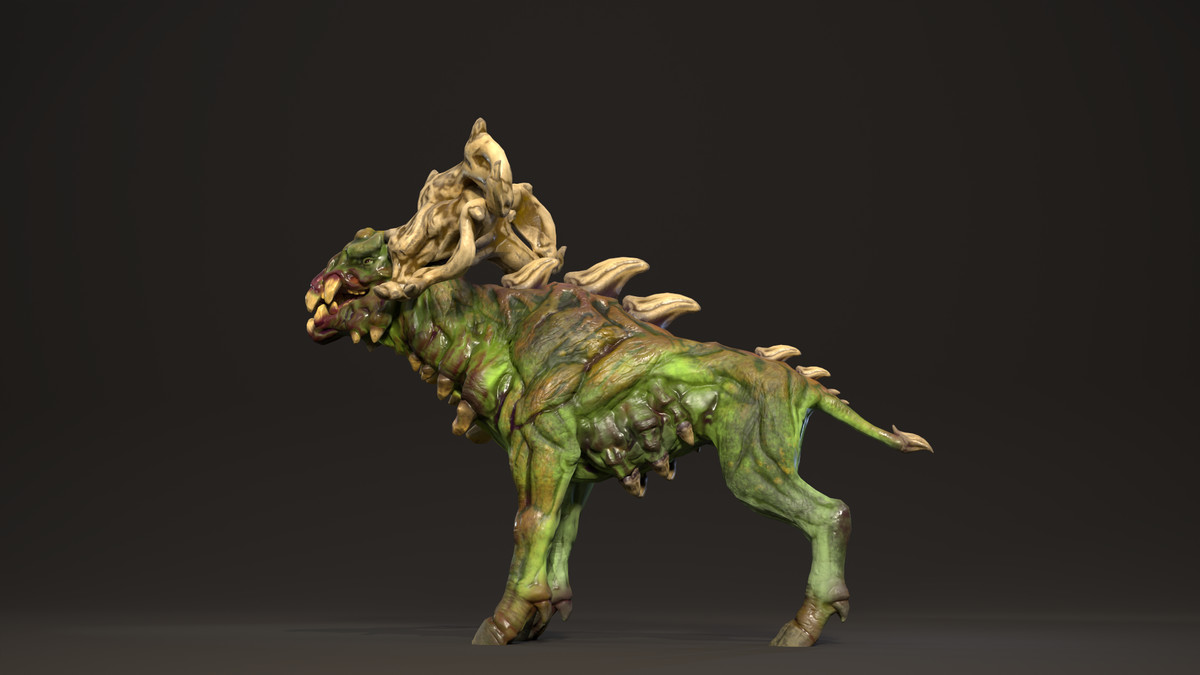 Bonehorn deer