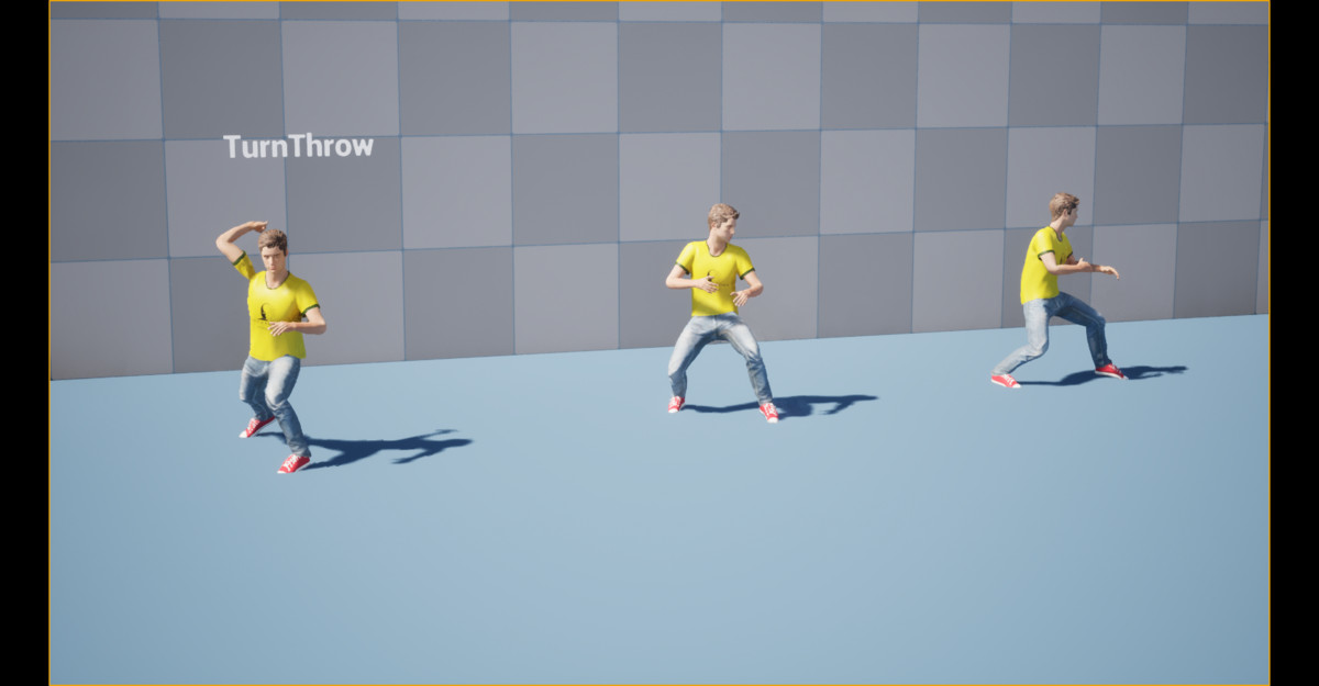 OneHand Throw Animation