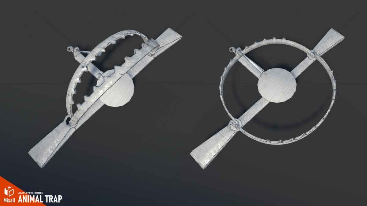 Trap - animated model
