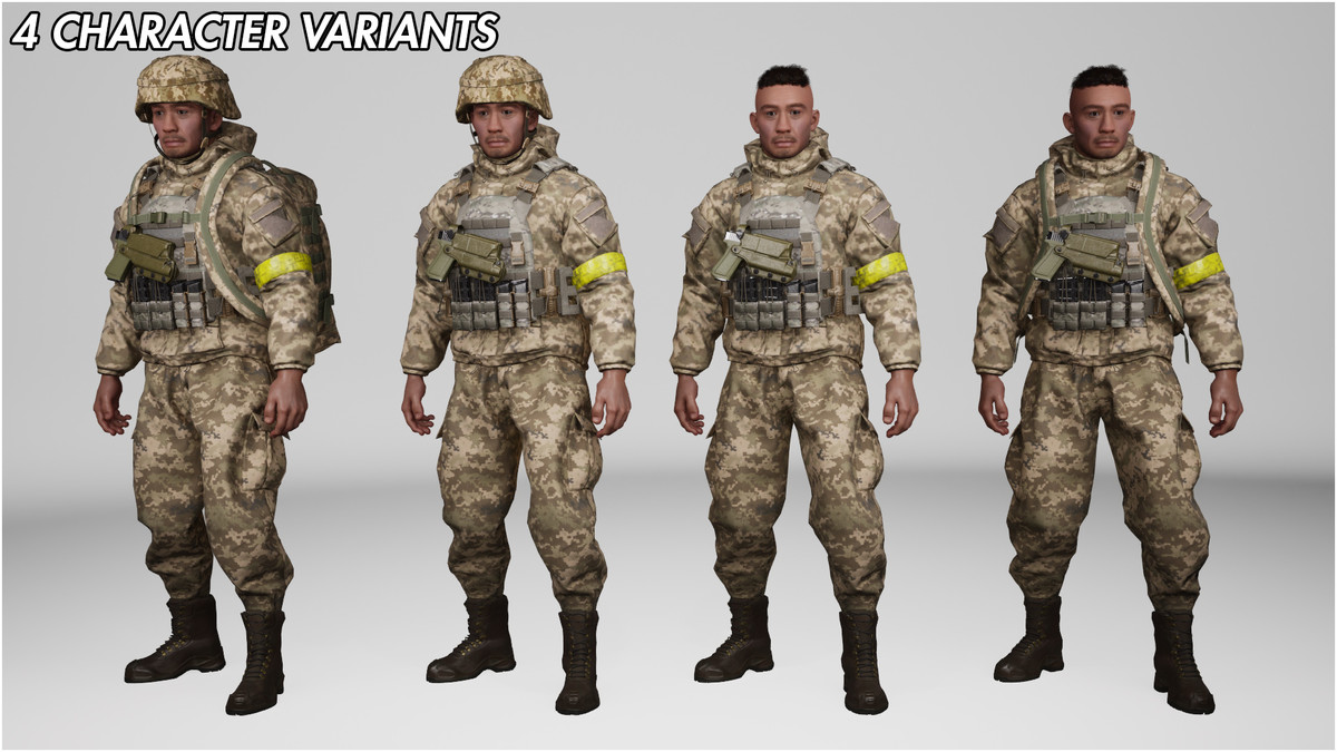Ukraine Army Soldiers Pack