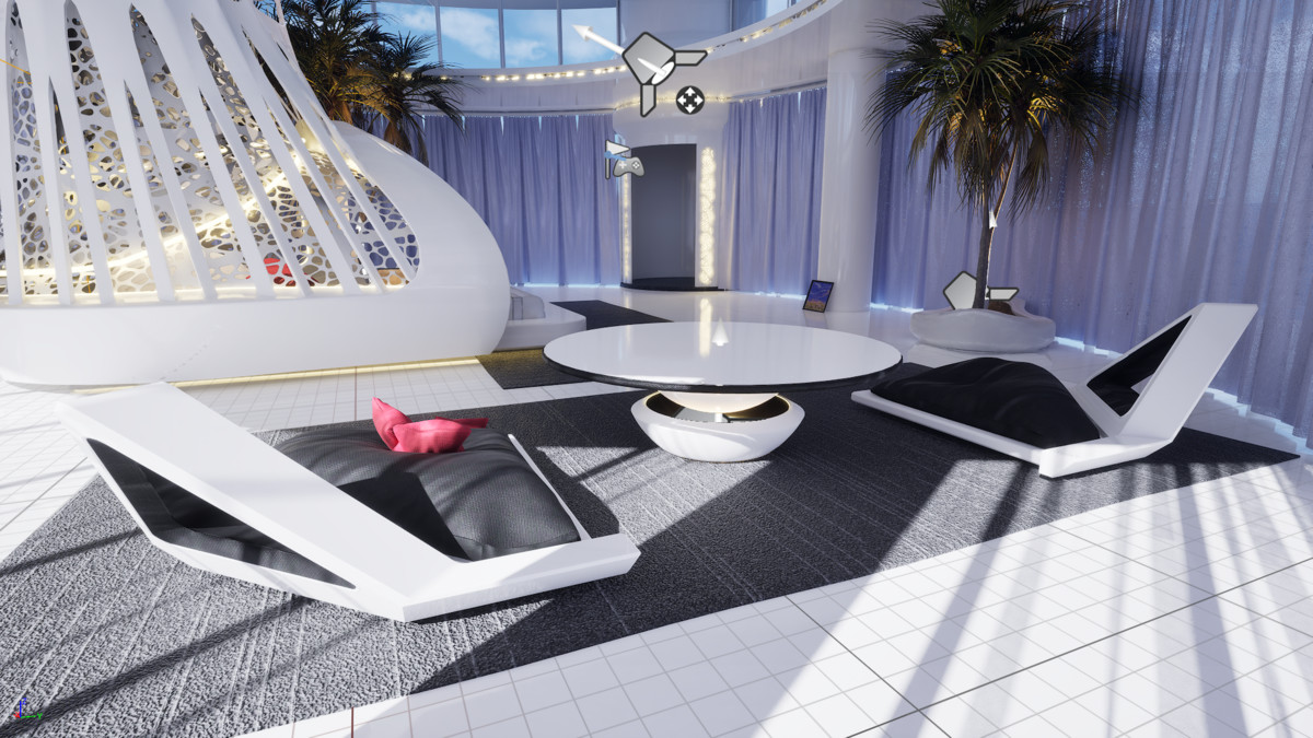 The Astral Sci-Fi Suite – Futuristic Grand Chamber Bedroom