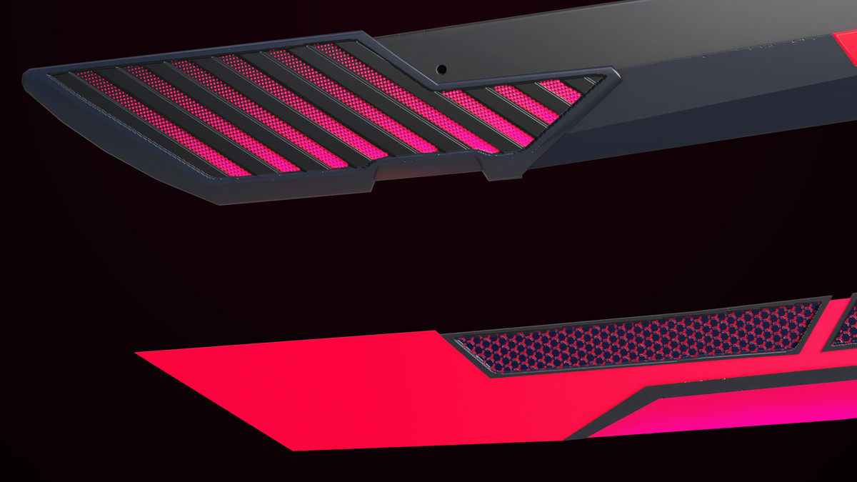 Sci Fi Sword 10 Red URP HDRP Textures