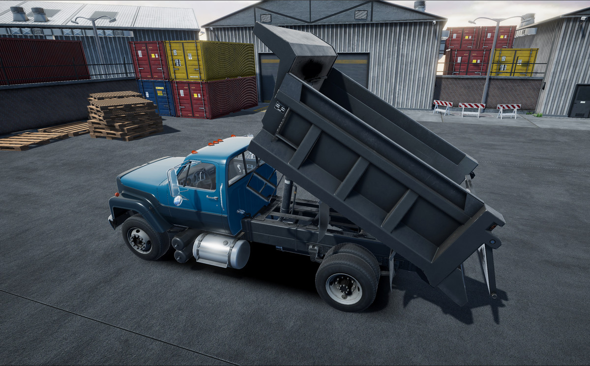 80s generic dump truck