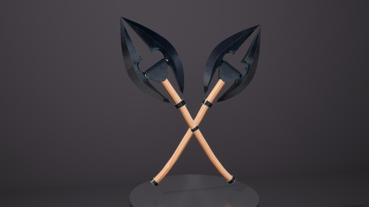 Realistic War Axe Bundle - 4K PBR Weapons