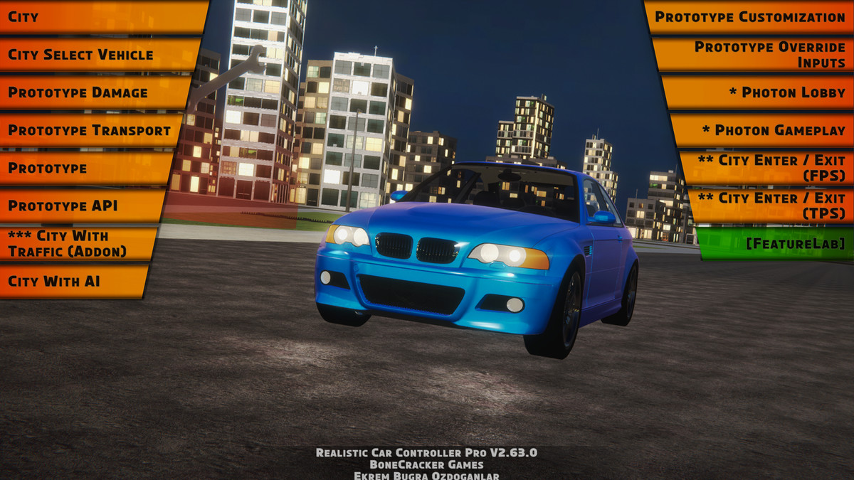Realistic Car Controller Pro