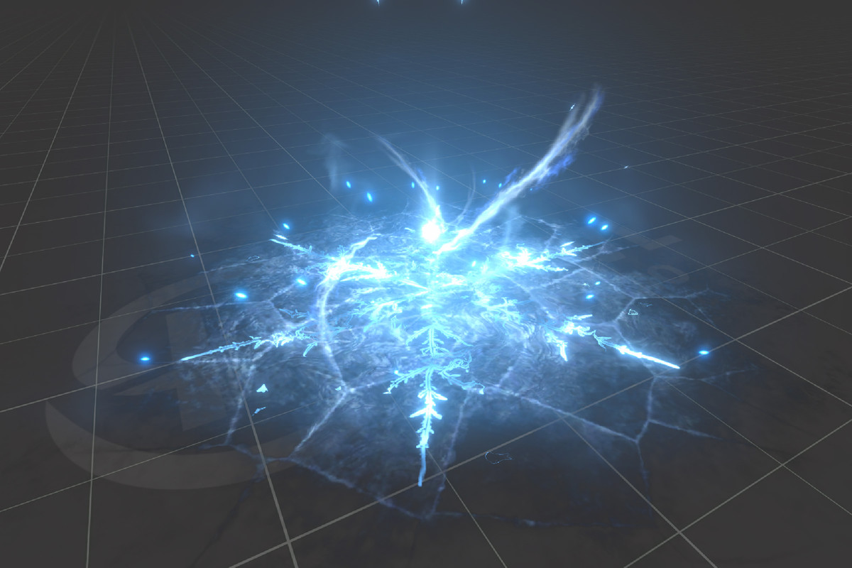 Realistic RPG ice and snow effects set