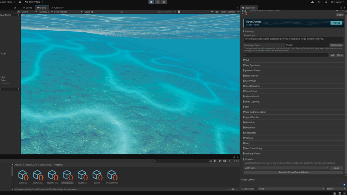 OceanCore – Dynamic Ocean, Lakes & Rivers
