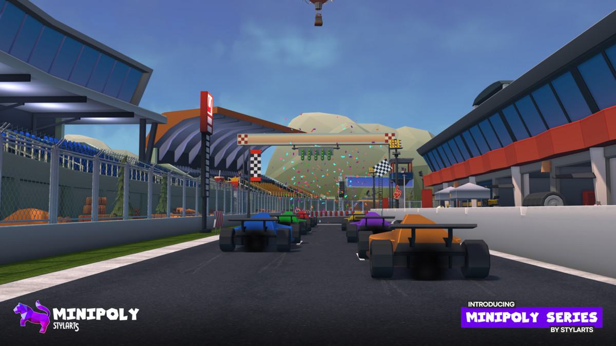 Minipoly Series - Race Track ( Stylized Lowpoly Environment ), image 12