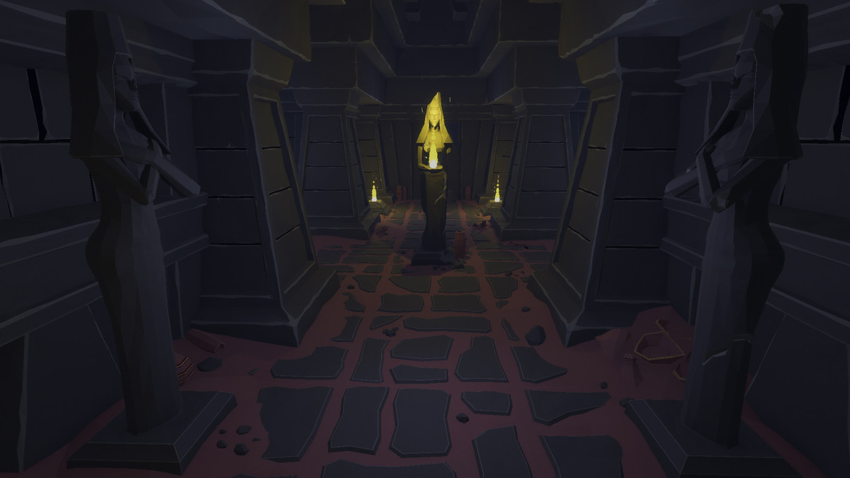 Low Poly Style Desert Dungeon