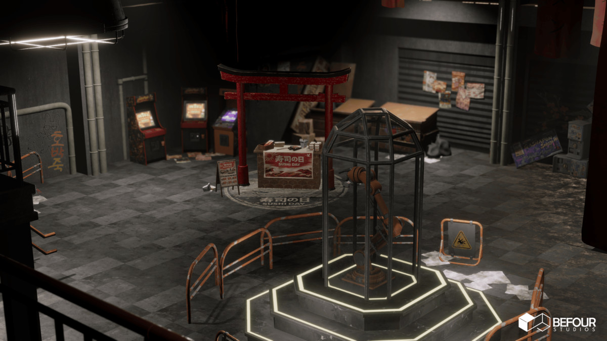 Japanese Old Shopping Mall Environment (Modular, Asian, Abandoned)
