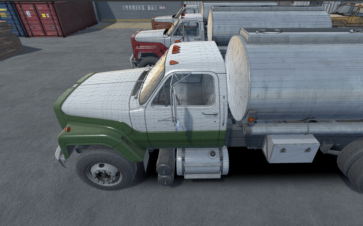 80s tanker truck