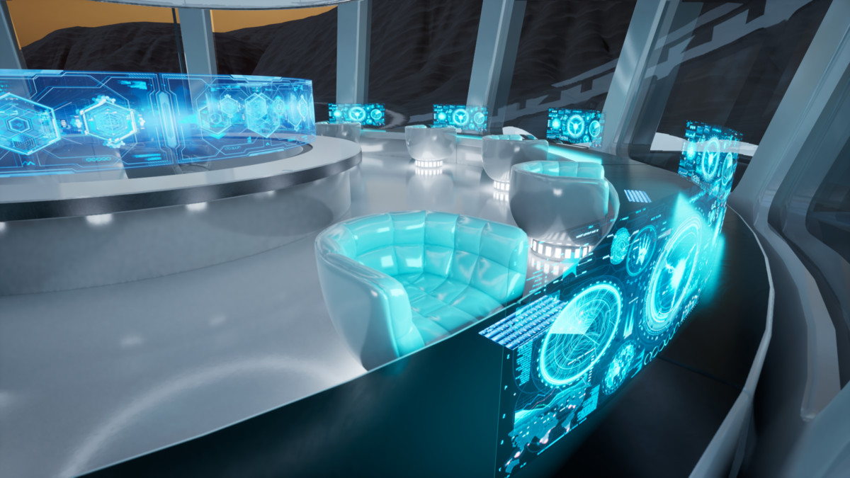 Futuristic Environment Kit Vol.4 – Sci-Fi Spaceport Hub