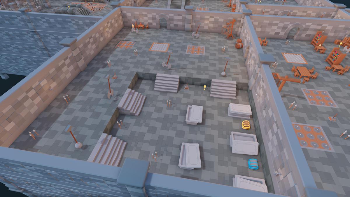 Modular Dungeon - Stylized Low Poly Asset Pack by Ake