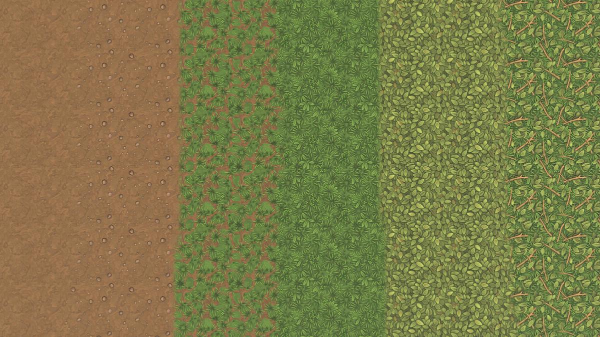 Stylized forest environment