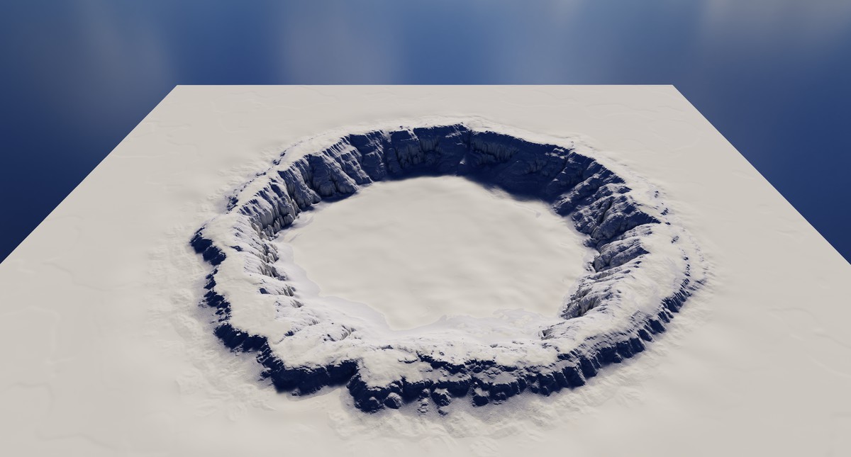 Terraced Canyon Shapes - StampIT!