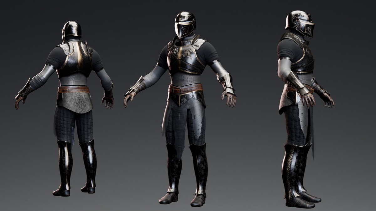 Medium Armored Warrior Knight V1