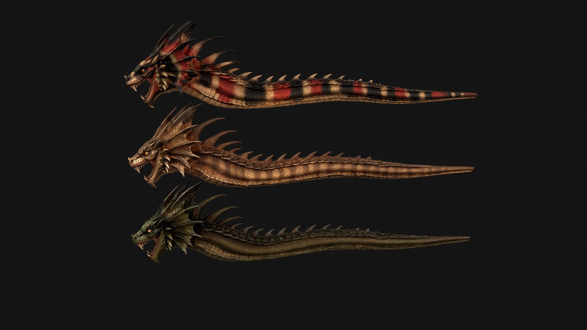 Basilisk Snake2 Character