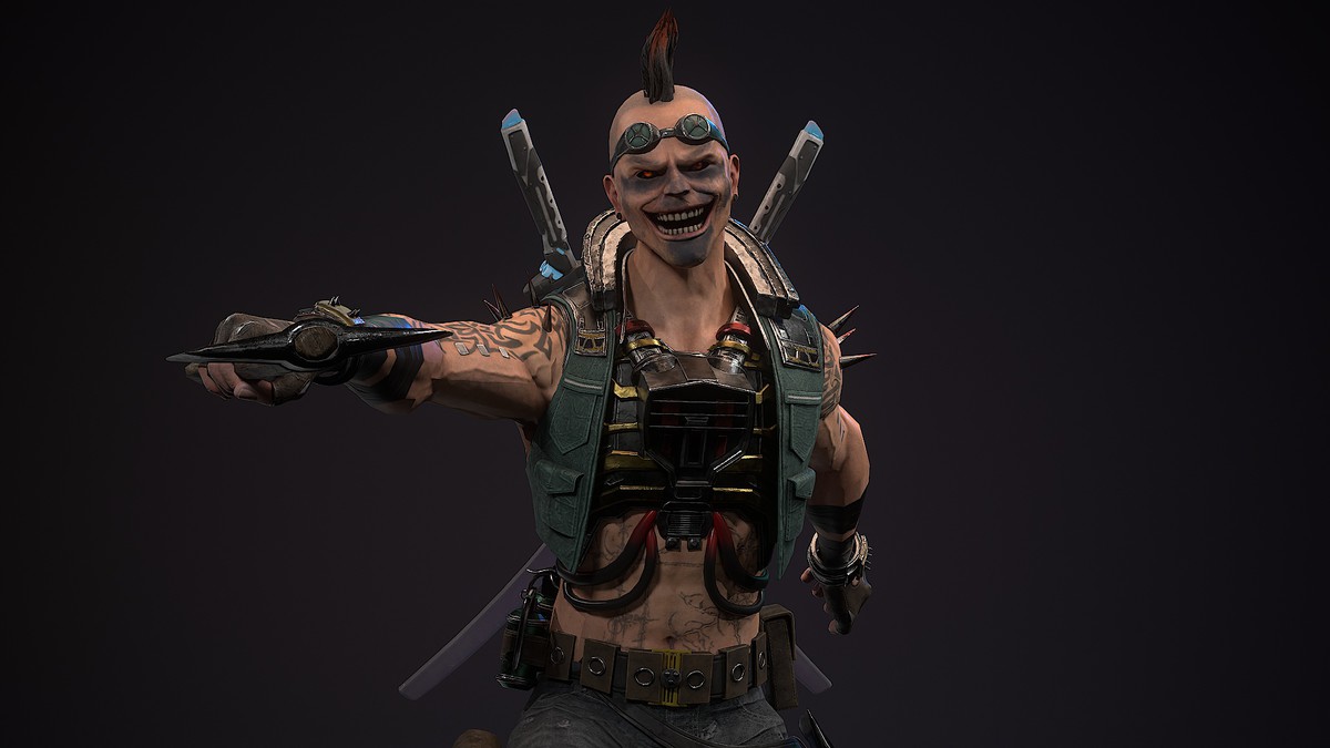Sci-Fi Punk Warrior