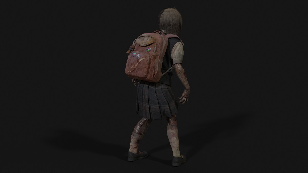 Gradeschooler Girl — American School Zombie Collection