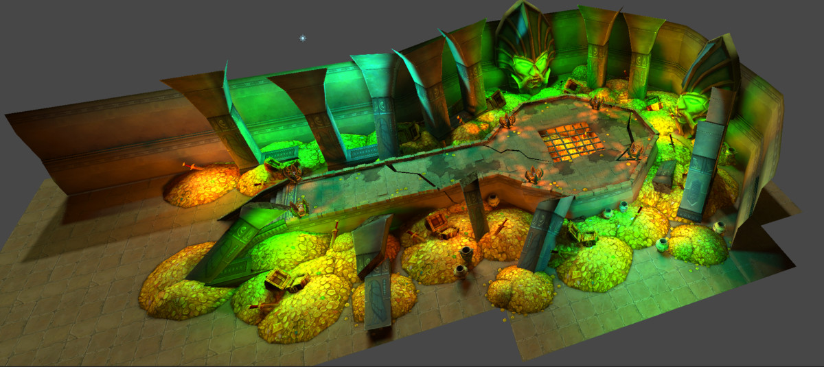 Gold Dungeon - Fantasy Chess RPG Environment