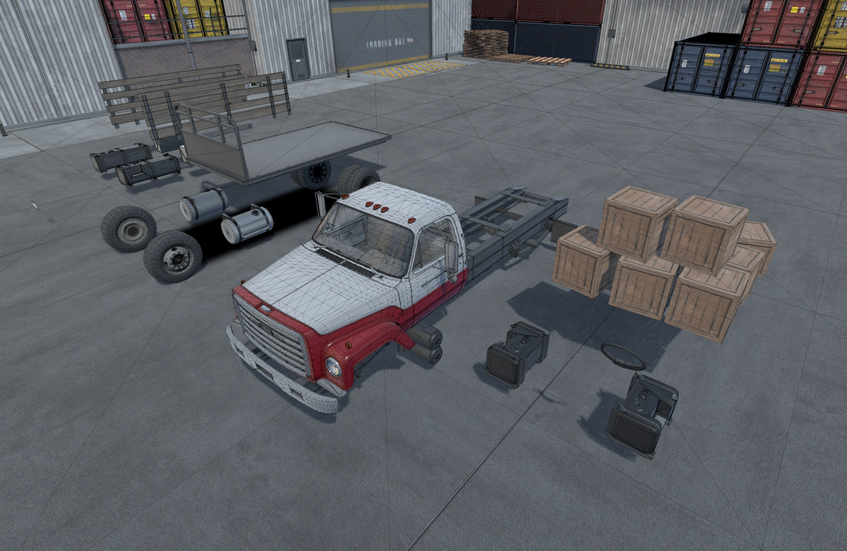 80s Stakebed truck