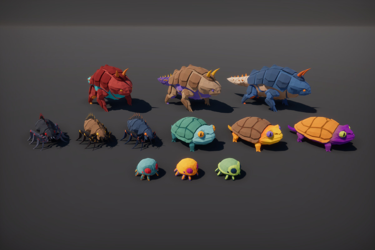 Low Poly Sci-Fi Planet Base - Space Station