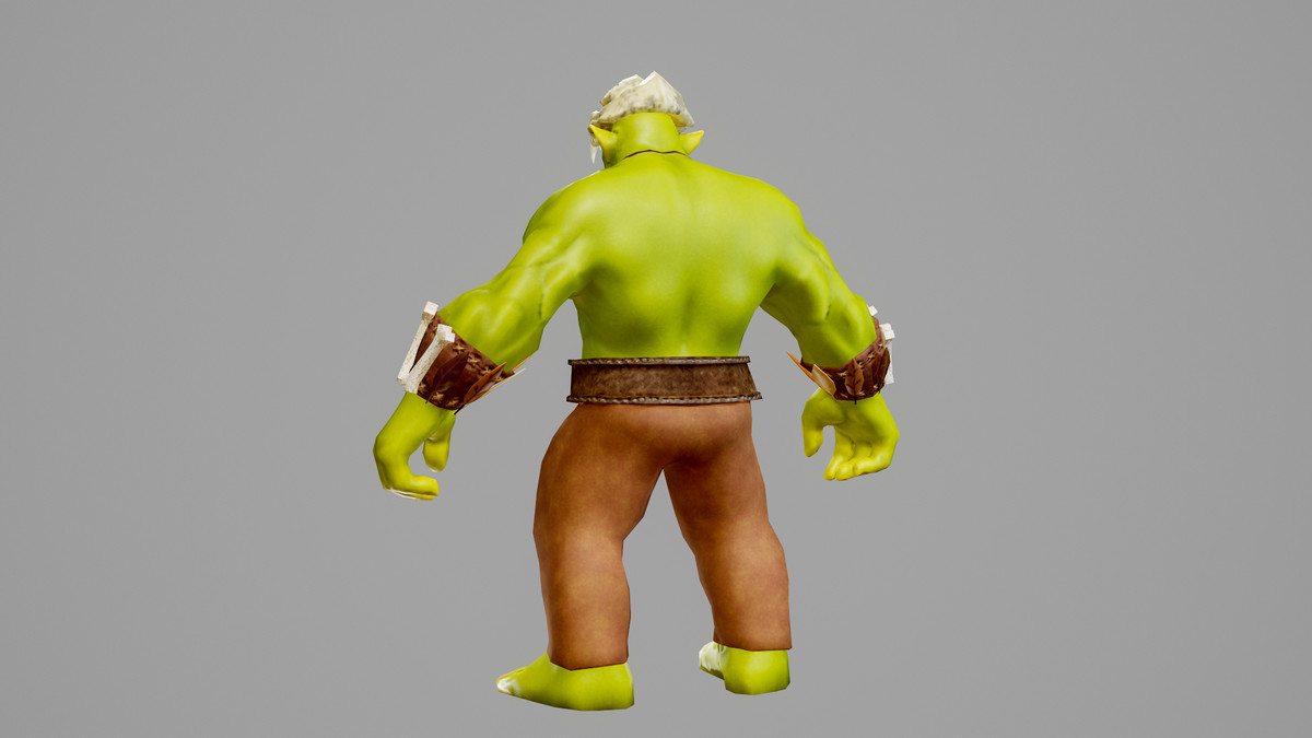 Orc shaman modular character