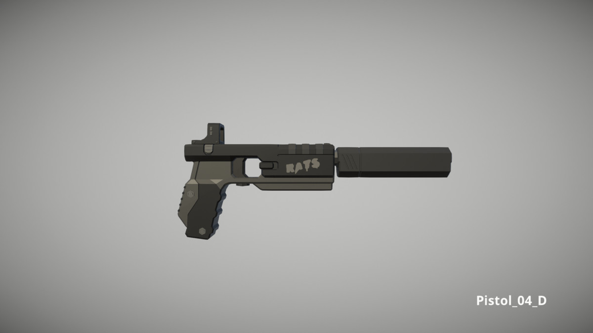 Cyberpunk Armory - Low Poly