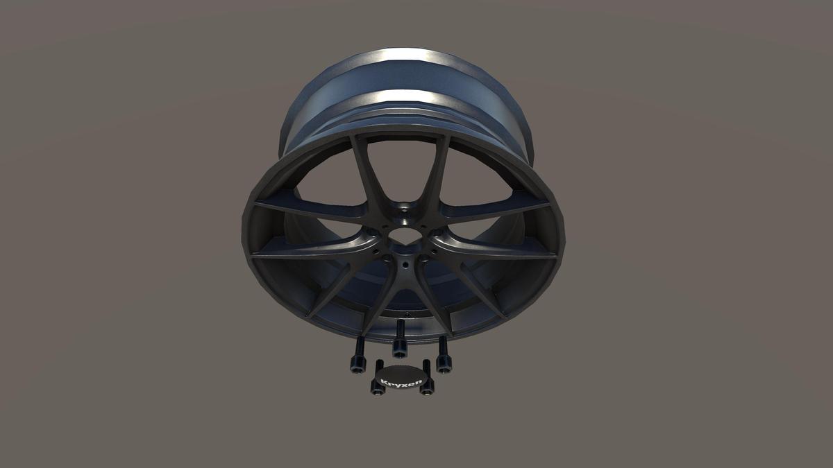 Kryxen Rim V1 - Titanium - Game Ready