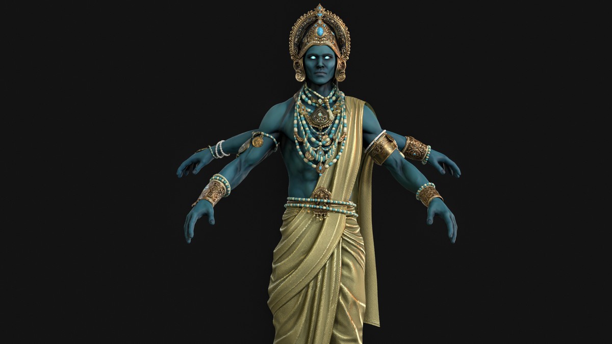 Indian God Vishnu